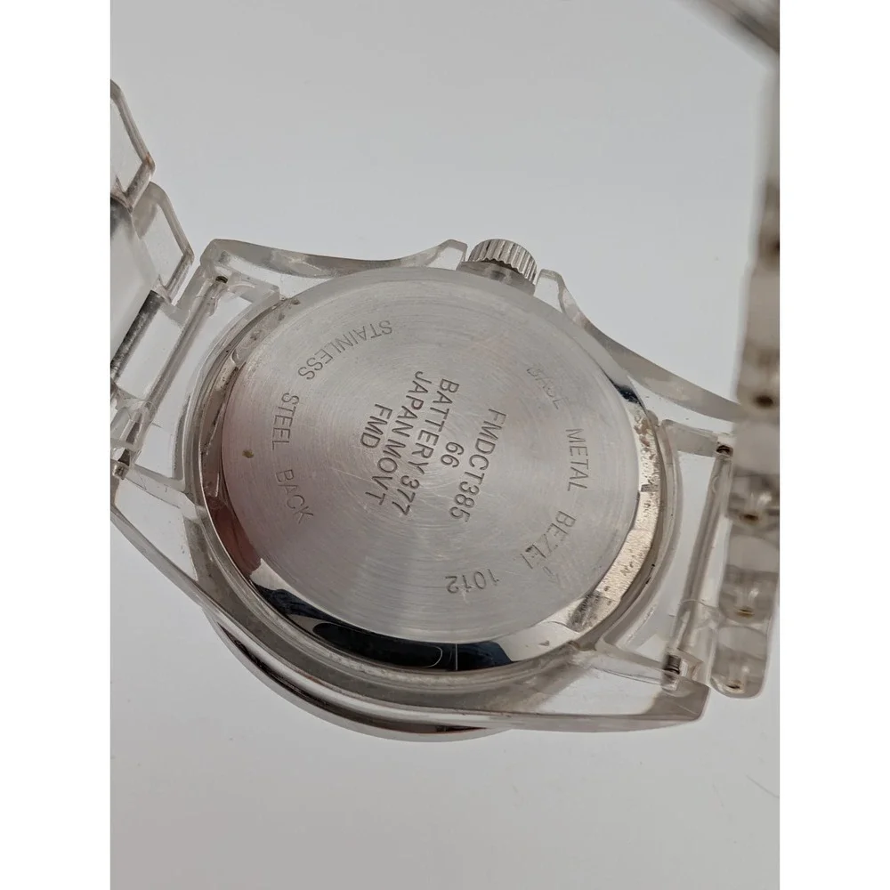 Women's Quartz Watch 40mm Case Clear 7